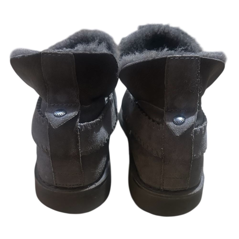 UGG Women's Gray Suede Ankle Boots - Picture 6 of 9